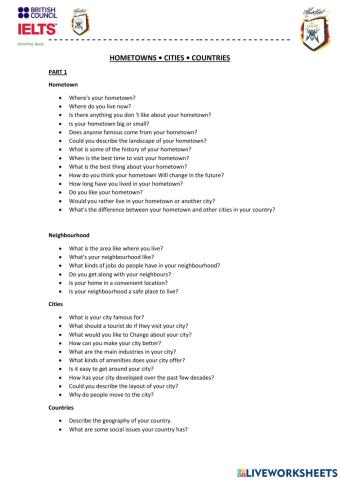 Ielts speaking sample tests