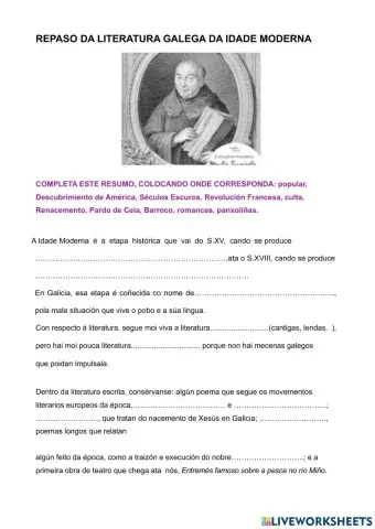 Literatura galega da idade moderna