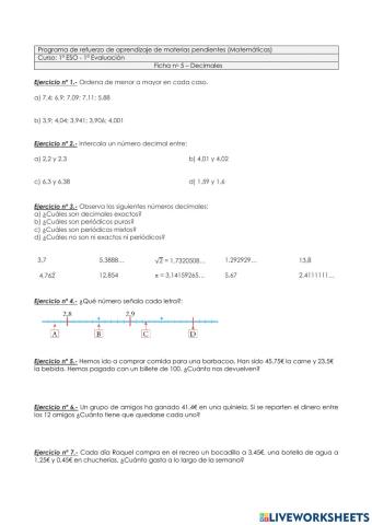 ficha 5 - decimales