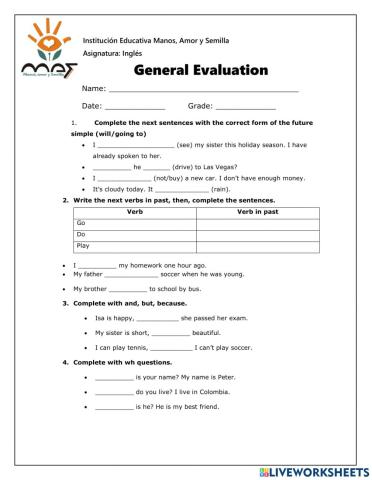 General Evaluation- 9°