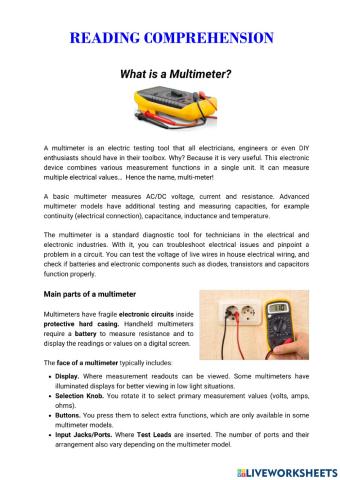 What is a Multimeter?