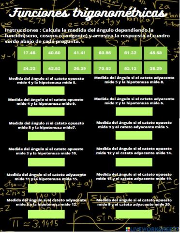 Funciones trigonometricas