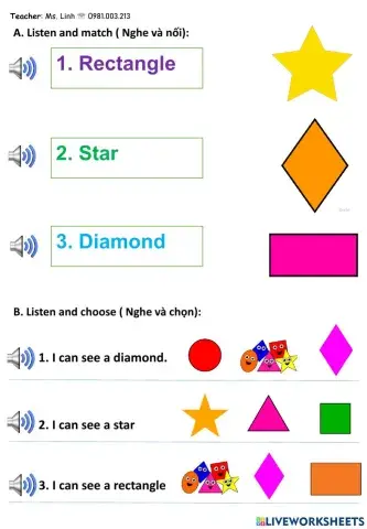 ASN.5 Shapes ( rectangle, star, diamond)