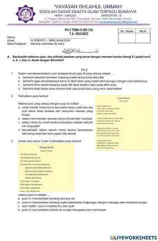 Ph2 bahasa indonesia tema 6