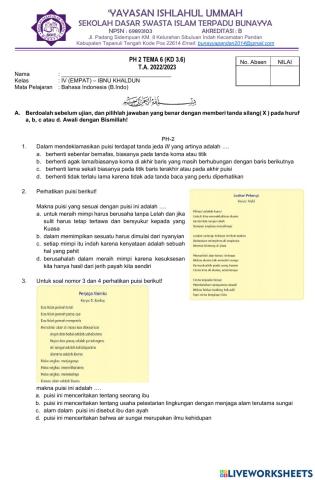 Ph2 bahasa indonesia tema 6