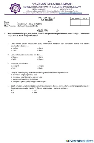 Ph3 bahasa indonesia tema 6