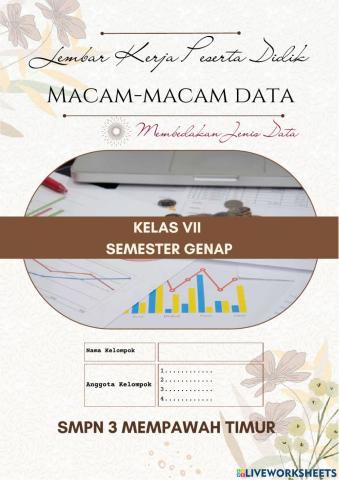 LKPD Macam-macam Data