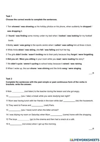 Practice for project 3 test