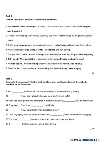 Practice for project 3 test