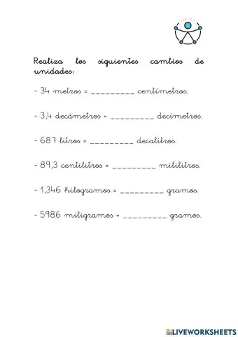 Conversión de unidades