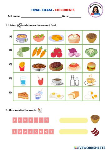 Final exam children 5