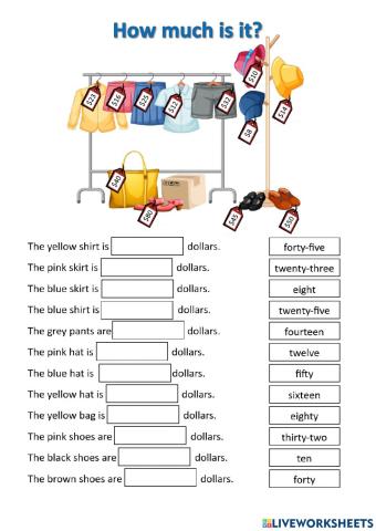 How much is it? (clothes)