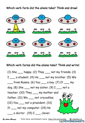 To be present simple (am-is-are)