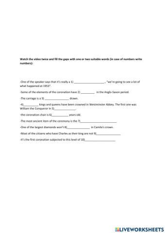 Charles's coronation