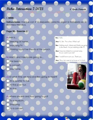 Let's have fun! 1. 6°-Ficha7-2023