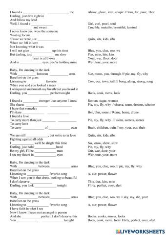 Perfect - Ed Sheeran