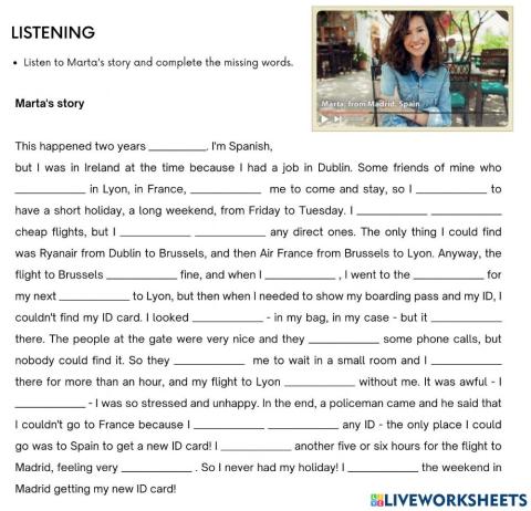 Marta's story