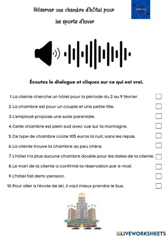 Réserver une chambre d’hôtel pour les sports d’hiver