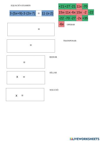 solució equació 6 examen