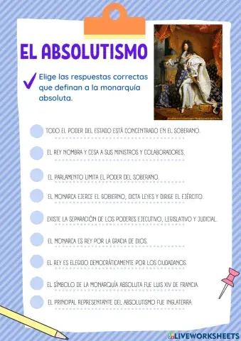 EL ABSOLUTISMO