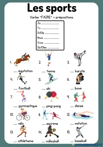 Les sports