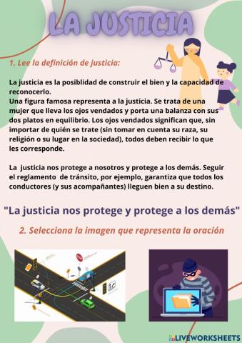 Guía Familiar: La Justicia 1