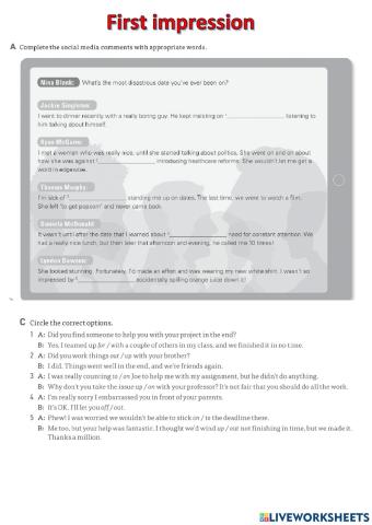 Phrasal verbs and pronouns