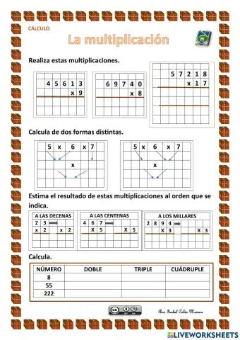 Multiplicación