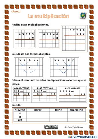 Multiplicación