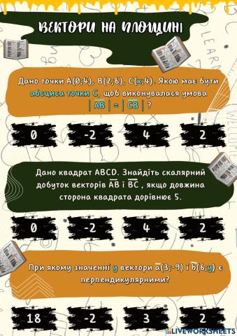 Вектори на площині