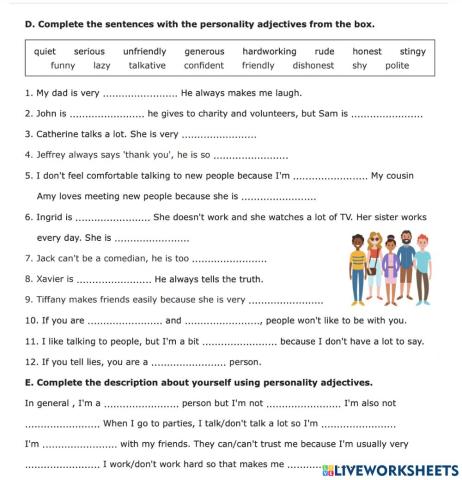 Personality Adjectives