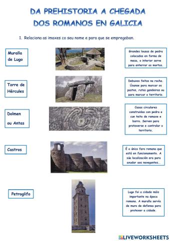 A historia en galicia