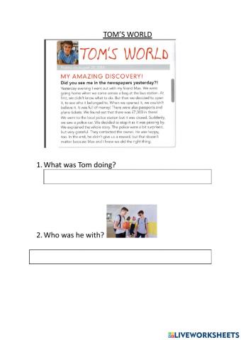 Tom's world