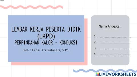 Lkpd perpindahan kalor kelas 7
