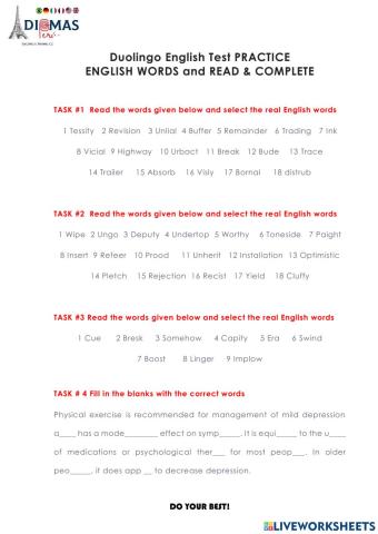 Det- read & complete