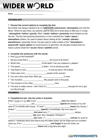 Test 5 Wider World 4