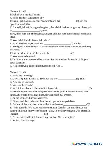 B1 PV Lek11-1 Lückentext