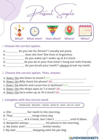 Present Simple (Revision)