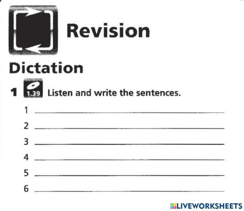 Dictation Listening exercise by Teacher Kasim