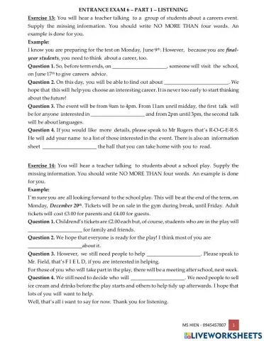 EE6-Part1-Listening-Ex13-14-S