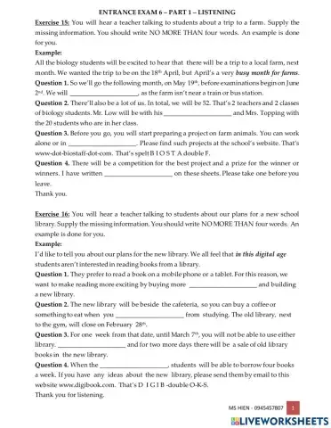 EE6-Part1-Listening-Ex15-16-S
