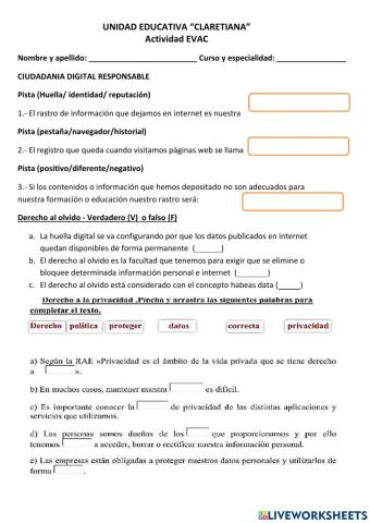 Ciudadanía digital responsable