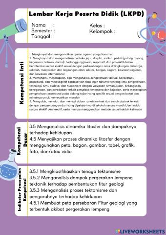 LKPD Tektonisme