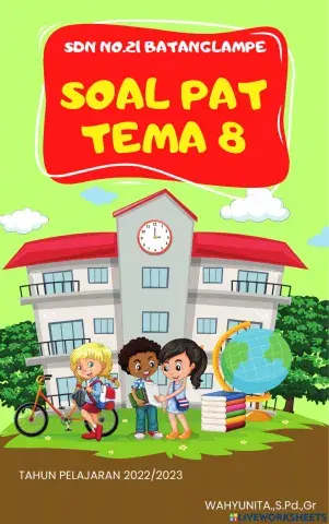 Soal pat tema 8 kelas 5