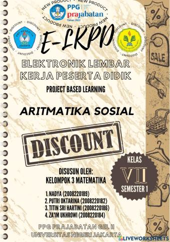 E-lkpd aritmatika sosial