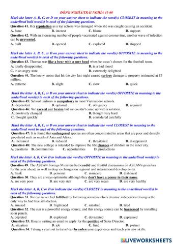 Từ đồng nghĩa 40-61