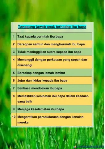 Hormat kepada ibu bapa