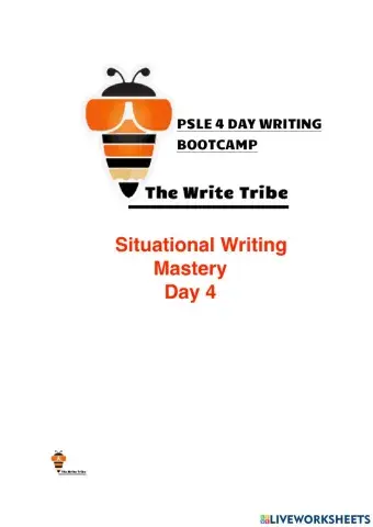 Psle writing 4 day bootcamp day 4 part 3