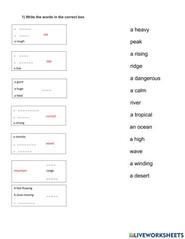 Focus 3-unit 5.1 vocabulary
