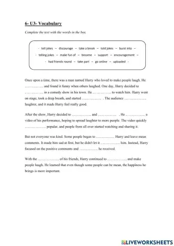 6- vocabulary U3 ex2